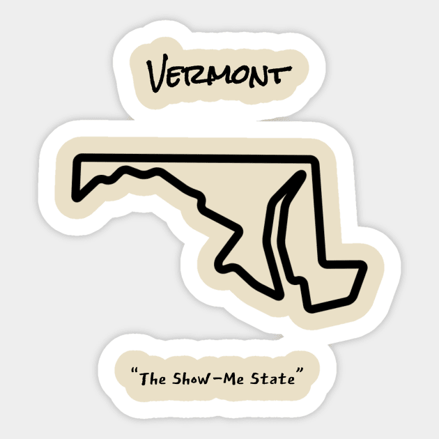 Truly Vermont Sticker by LP Designs